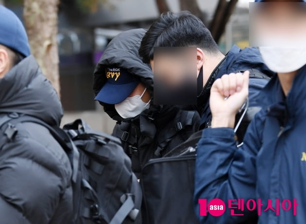 [TEN 포토] 병장 박보검 '마지막 군부대 행사 참석'