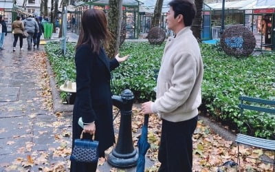 "케이커플"…권상우♥손태영, "여기서 광고 찍으시면 안 되죠" 미국인도 놀란 비주얼 [TEN★]