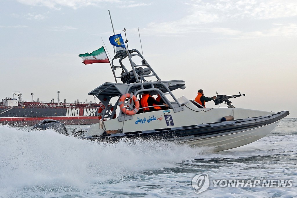 이란 혁명수비대 "미국 해군의 유조선 나포 시도 무력화"(종합)