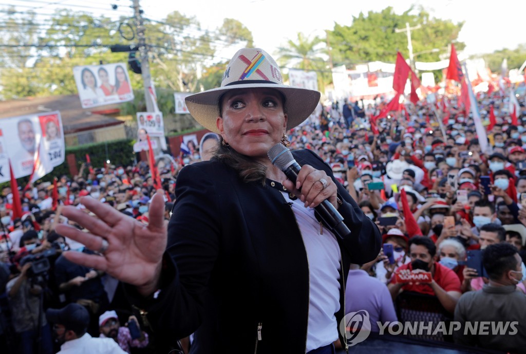 중미 온두라스 대선투표 개시…12년 만에 좌파 정권 들어설까