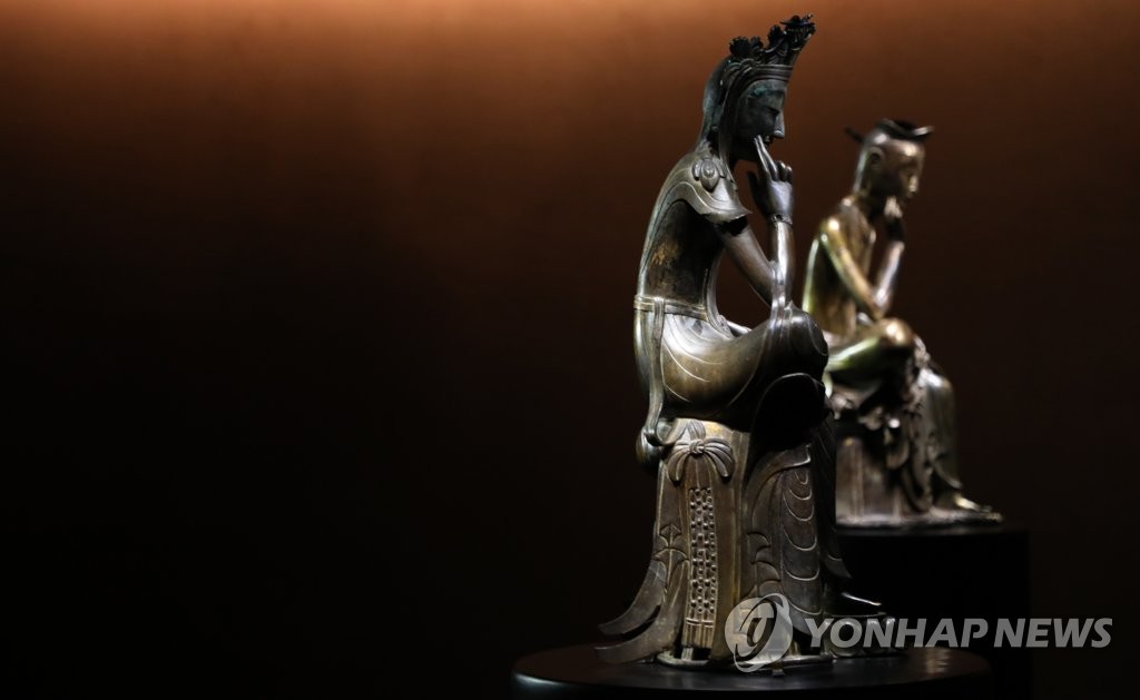 '한국 대표 유물' 국보 반가사유상 2점 한자리서 본다(종합)
