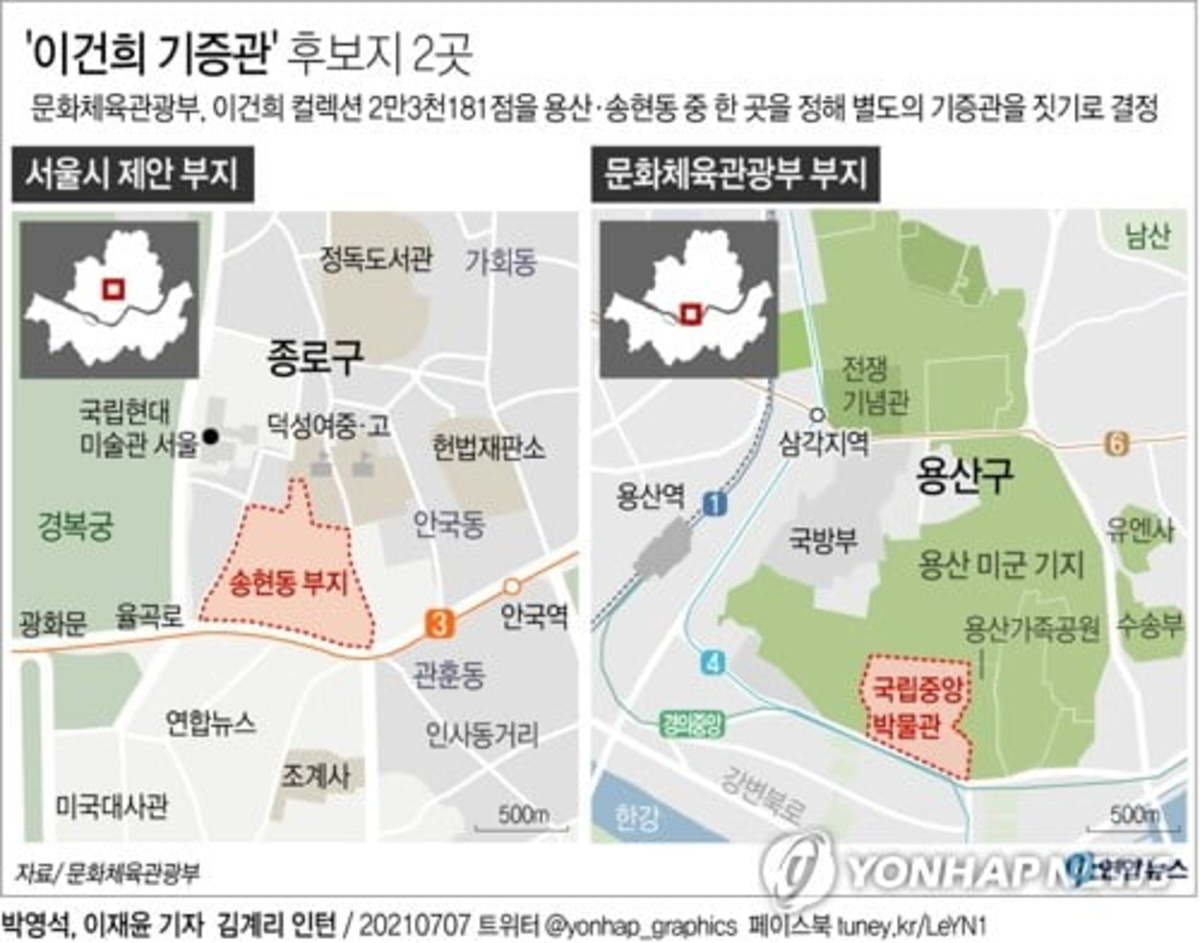 이건희 기증관 부지는 미대사관 직원 숙소 터…모든 지표 우수 | 한경닷컴