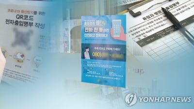 'QR코드·안심콜'…다중이용시설 10곳 중 7곳 전자출입명부 사용(종합)