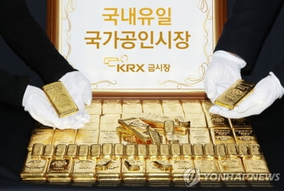 인플레시대 안전자산 금 관심…KRX금시장 거래 증가