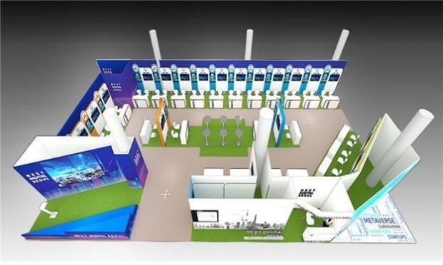 내년 1월 미국 라스베이거스에서 열리는 세계 최대 IT·가전 전시회 ‘CES 2022’에 설치될 '서울관'의 모습. 서울시 제공