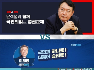 윤석열 VS 이재명…대선후보의 이미지컨설팅과 전략 분석