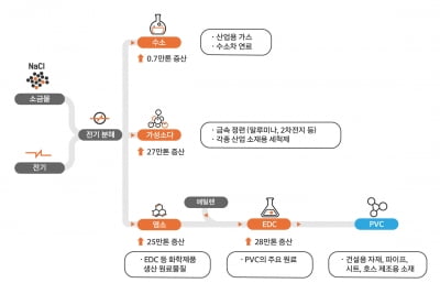 한화솔루션, 3380억 들여 전기차 소재 원료 '가성소다' 생산 확대