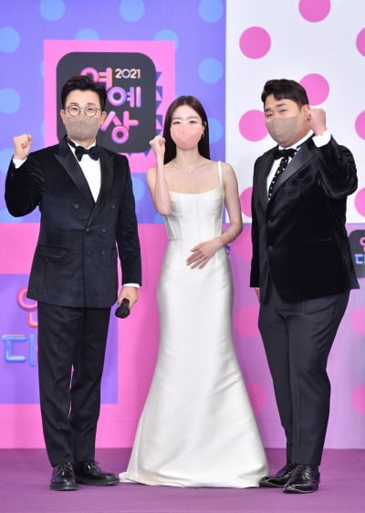 [포토] 김성주-한선화-문세윤, '2021 KBS 연예대상' 기대해 주세요