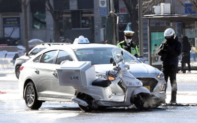 "월평균 287만원 번다"는 배달라이더, 절반이 사고 겪었다