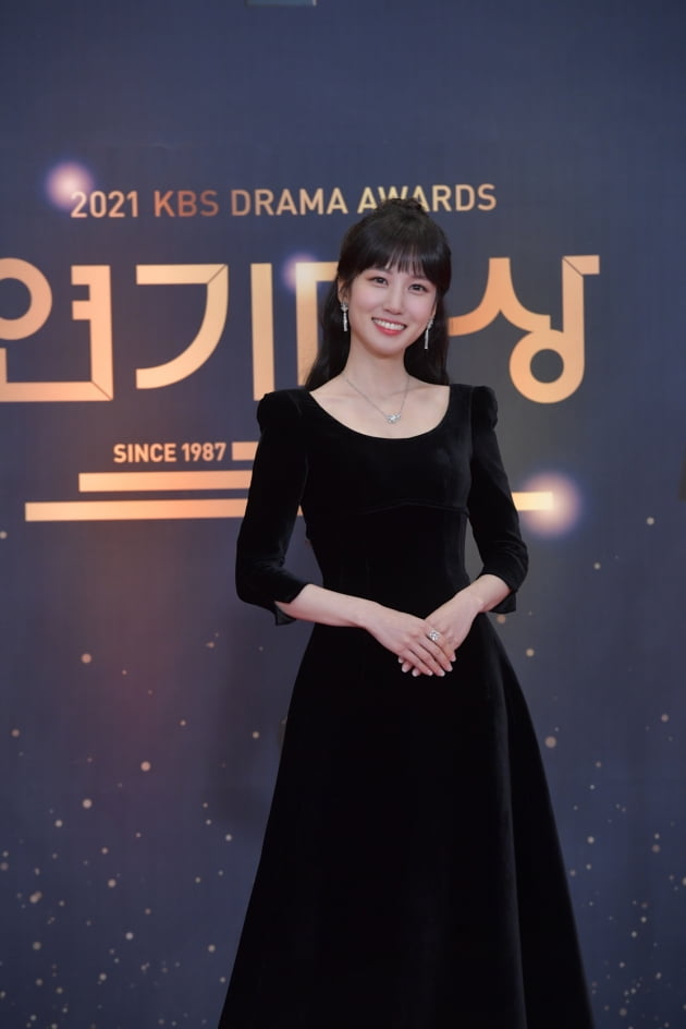 [포토] 박은빈, '비타민 미소'(2021 KBS 연기대상)