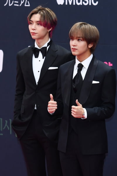 [포토] NCT 쟈니-해찬, '멋진 두 남자~'  (2021 MAMA)