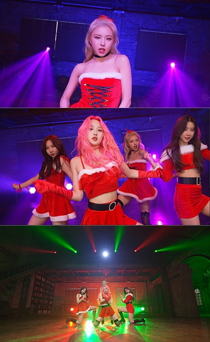 록킹돌, 산타걸 변신…데뷔곡 ‘Rocking Doll’ 크리스마스 버전 퍼포먼스 공개