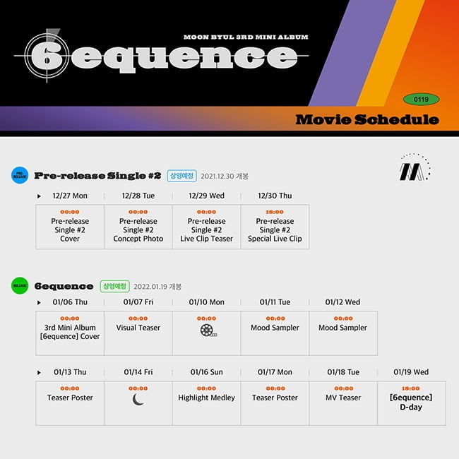 마마무 문별, 내달 19일 미니 3집 '6equence' 발매…컴백 스케줄러 기습 공개