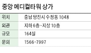 당진 중앙 메디컬타워, 상권가 대로변 위치…주변 택지지구 호재