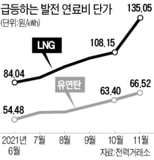 연료비 치솟는데…전기료 인상 고개 젓는 정부