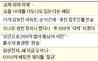  뉴트로 바람 타고…10대 '쇼트패딩 붐'