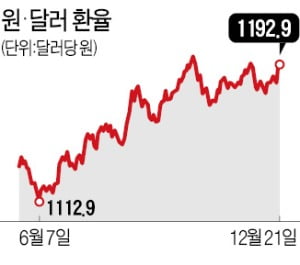 강달러 계속…원·달러 환율 1200원 돌파할 듯