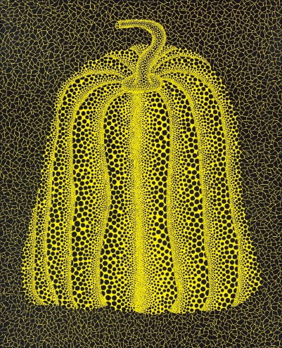 54억5000만원에 낙찰된 구사마 야요이의 1981년작 ‘Pumpkin(호박)’.  /서울옥션 제공 