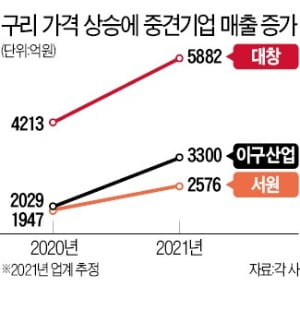 "구리 값 내년에 더 오른다"…질주하는 대창·이구·서원