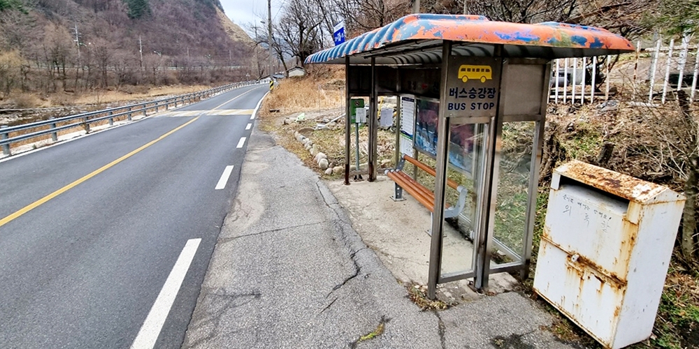 "태백시민 이용 가장 많은 버스 승강장은 20년 된 낡은 고물"