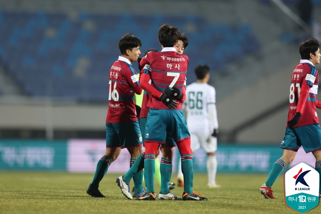 대전, 승강PO 1차전서 강원 1-0 제압…'6년만의 승격 보인다!'