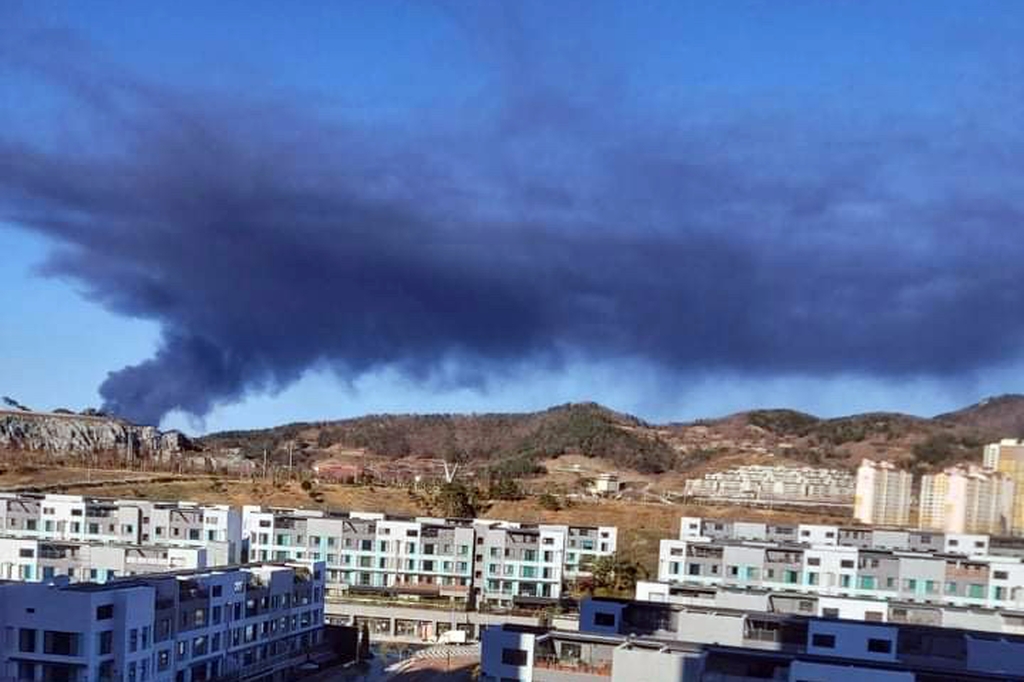 여수산단 화학물질 제조 공장서 화재…대응 1단계 진화 중(종합)