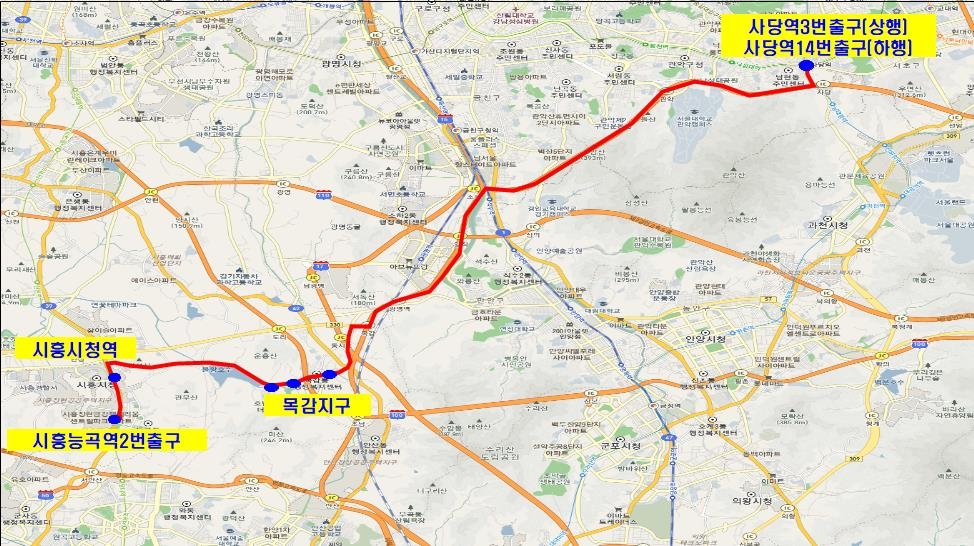 능곡∼사당·남아사곡∼숭례문 등 준공영제 광역버스 노선 개통