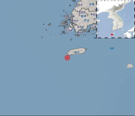 제주 서귀포 인근서 규모 4.9 지진…"아직 피해 신고 없어"