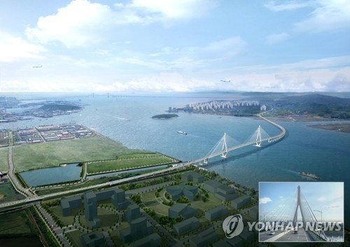 인천 제3연륙교 3공구 준공…2025년 개통 순항