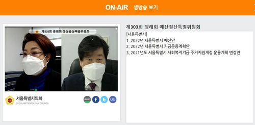 서울시의회 예산안 심사 재개…"오세훈 공약 사업 삭감해야"(종합)