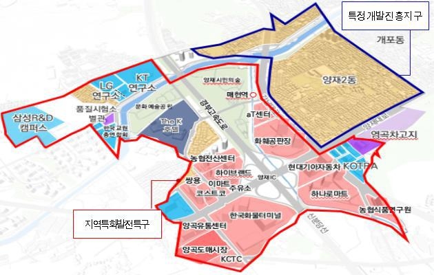 서울시, 양재 일대 'AI산업 혁신거점' 개발…특구 지정 추진