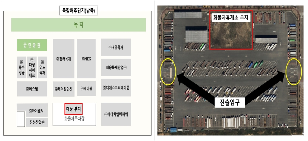 인천 북항서 화물차 휴게소 조성·운영 업체 모집