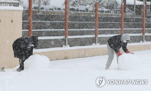 익산 등 전북 3곳 대설주의보…진안 등 3곳 한파주의보 유지