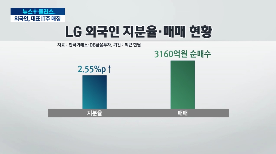 개미 떠난 자리에 외국인…야금야금 IT대표주 '매집'