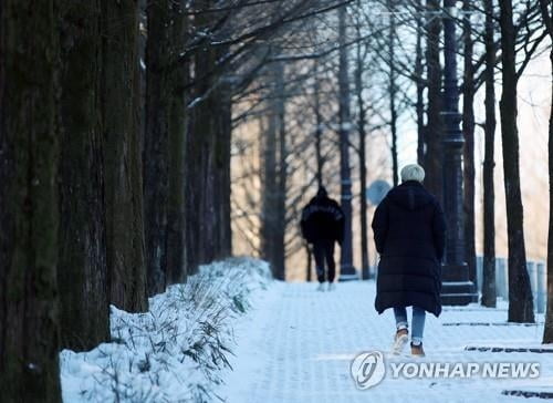 방역강화 첫 주말, 한파에 폭설까지…관광지·쇼핑몰 '썰렁'