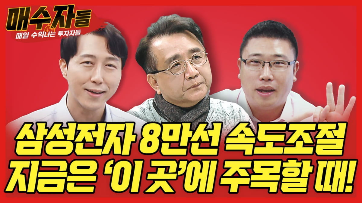 "삼성전자 8만 선 속도 조절, 지금 주목할 종목은?"...오늘 밤 '매수자들' 공개