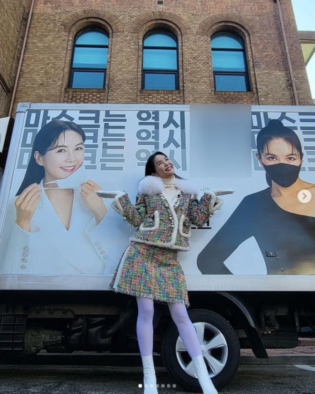 '한의사♥' 장영란, 트럭광고 앞에서 인증샷...행복하다[TEN★]