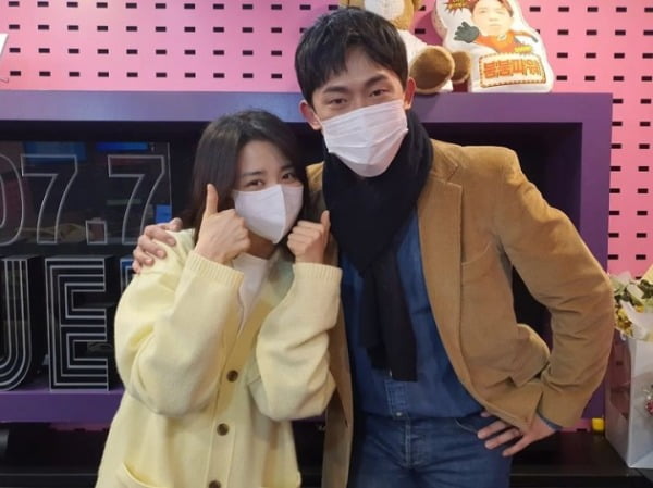 박하선, 민진웅 /사진=SBS 파워FM '박하선의 씨네타운' 공식 인스타그램