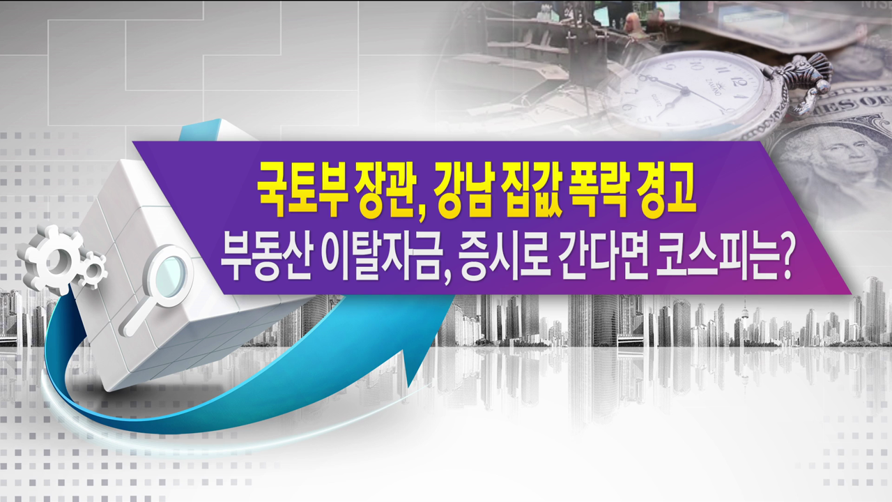 국토부 장관, 강남 집값 폭락 경고 부동산 이탈자금, 증시로 간다면 코스피는? [한상춘의 지금 세계는]