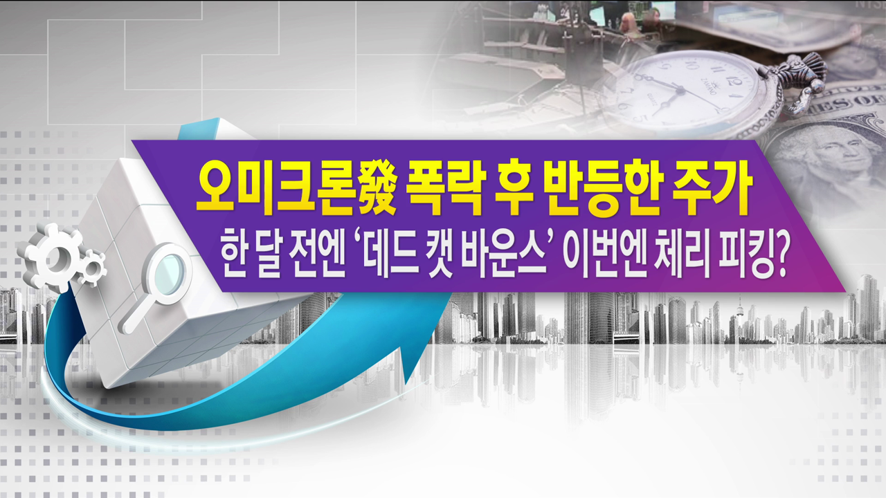 오미크론발 폭락 후 반등한 주가…한 달 전엔 '데드 캣 바운스' 이번엔 체리 피킹? [한상춘의 지금 세계는]