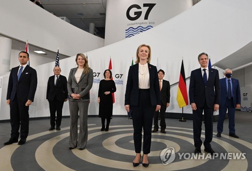 한일 외교장관, 영국 G7서 첫 대면…과거사 현안 견해차 확인(종합2보)