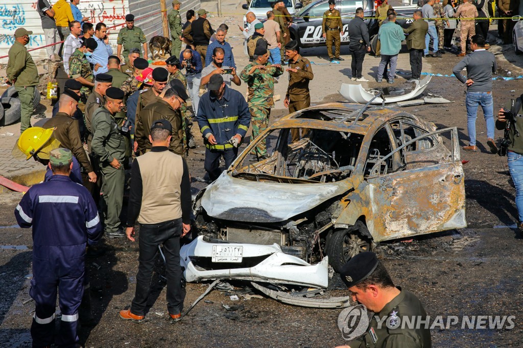 이라크 남부 바스라에서 오토바이 폭탄 테러…"12명 사망"