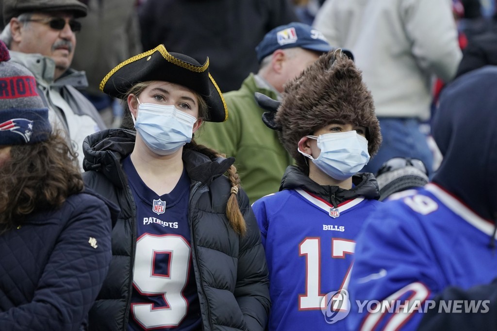 NFL, 하루 최다 106명 코로나19로 격리…12월 누계 521명