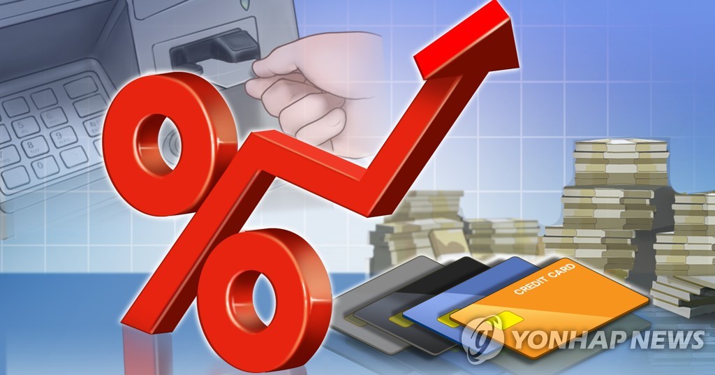 카드론 금리 부담 가중…한달새 평균금리 1%p 가까이 오른 곳도