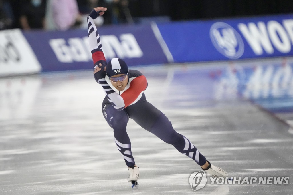 빙속 김준호, 월드컵 3차 500ｍ 5위…개인 기록 경신
