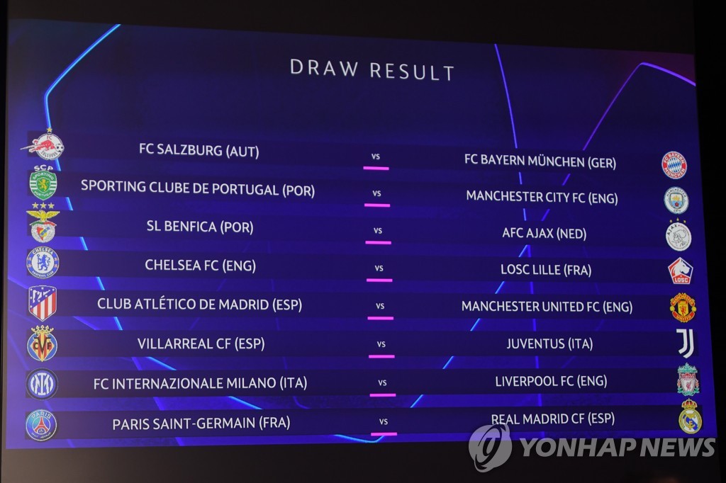 UEFA, 챔스 16강 추첨 실수 '망신살'…초유의 재추첨(종합)