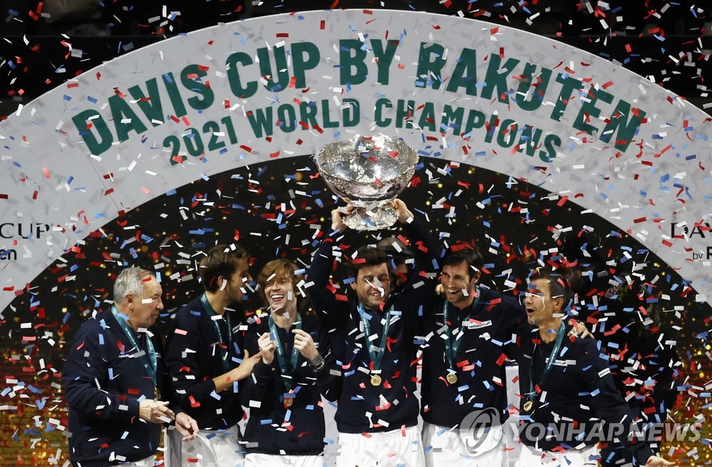 메드베데프·루블료프 앞세운 러시아, 데이비스컵 테니스 우승