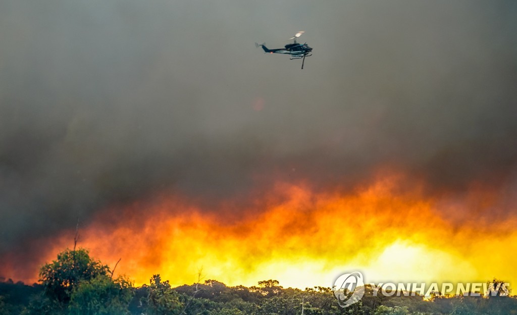 [월드&포토] 호주 서부서 잇따른 산불에 긴급 대피령