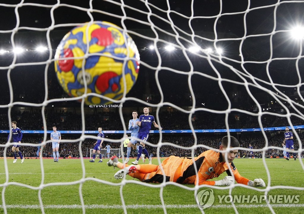 패배를 잊은 맨시티, 리즈 7-0 대파하고 7연승 질주