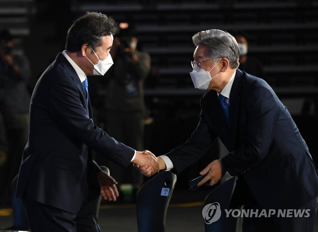 이재명-이낙연 전격회동 "넘어야할 산 많아, 업어달라" "네"